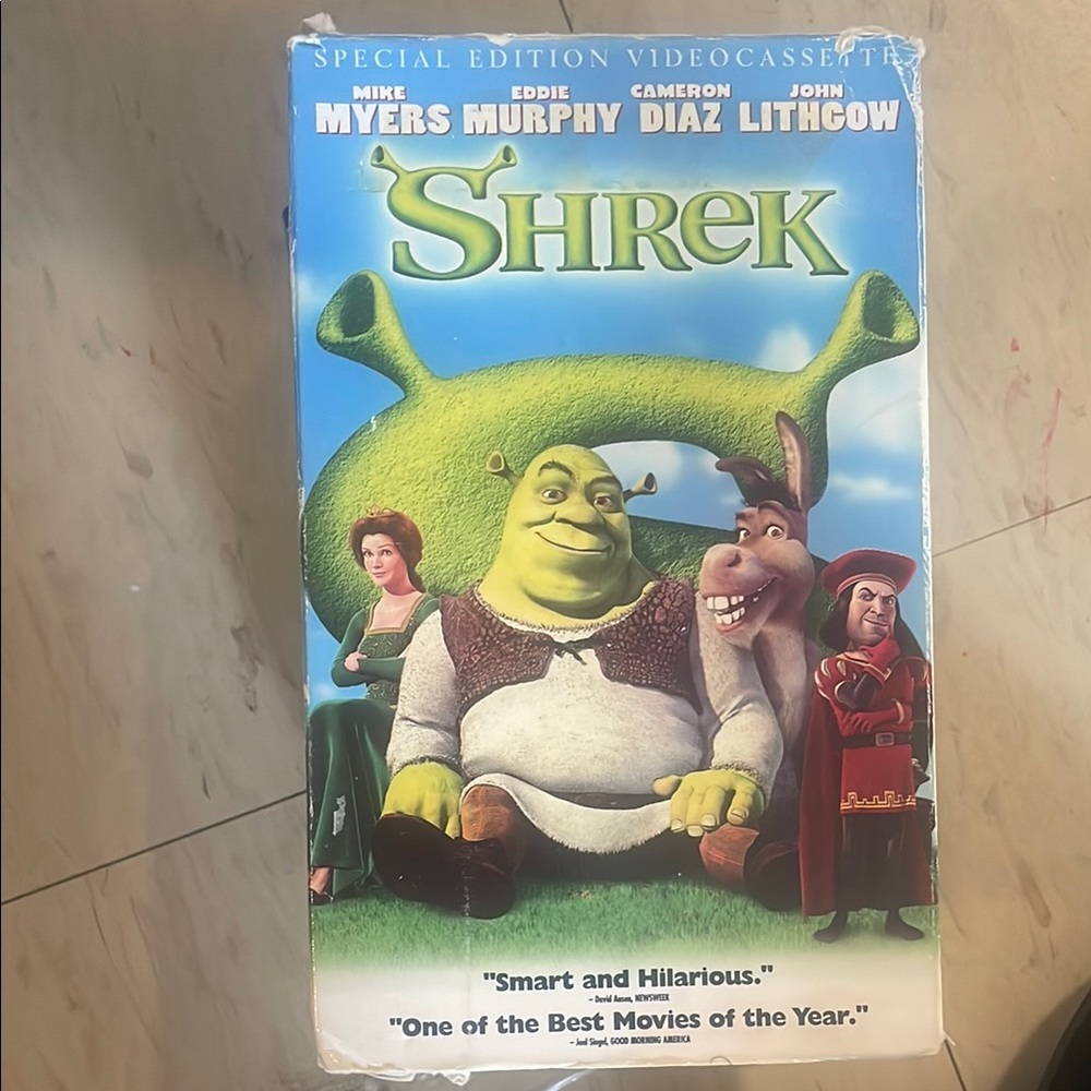Shrek Special Edition Videocassette